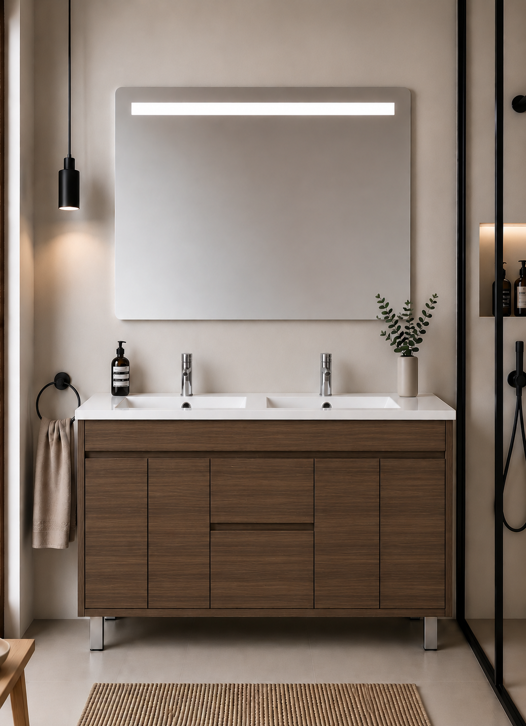 Meuble de salle de bain ISQUIA avec lavabo