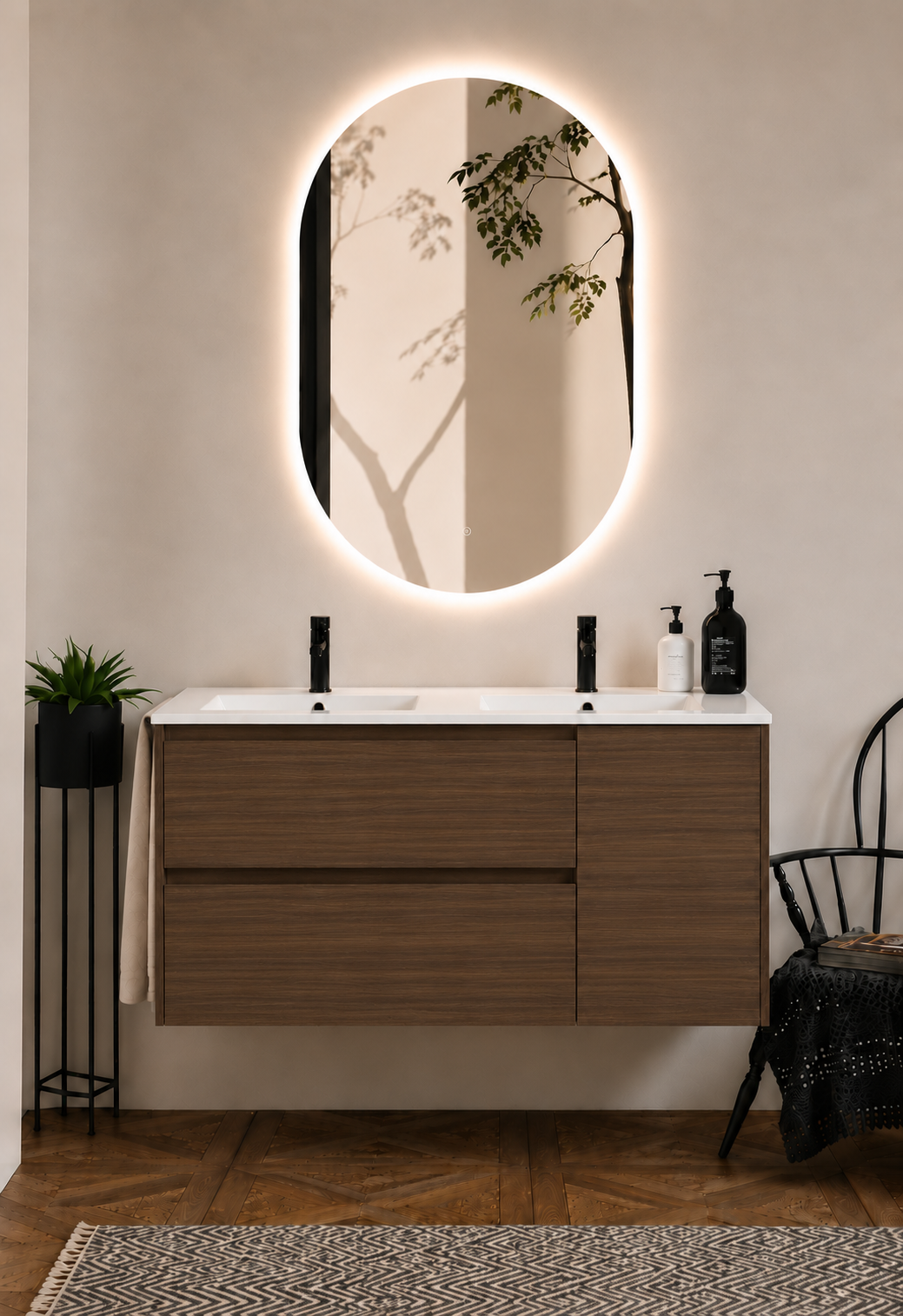 Meuble de salle de bain ITACA avec lavabo