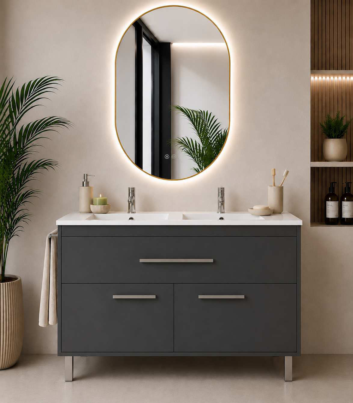 Meuble de salle de bain BAHIA avec lavabo