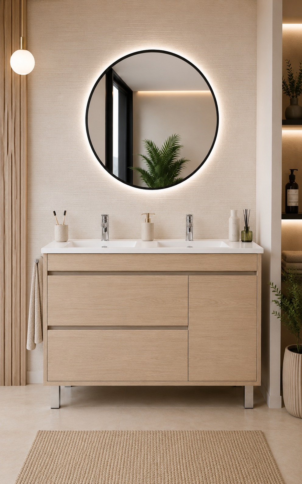 Meuble de salle de bain CAPRERA avec lavabo