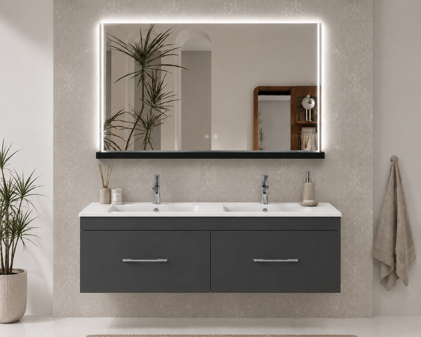 Meuble de salle de bain FLORENCIA avec lavabo