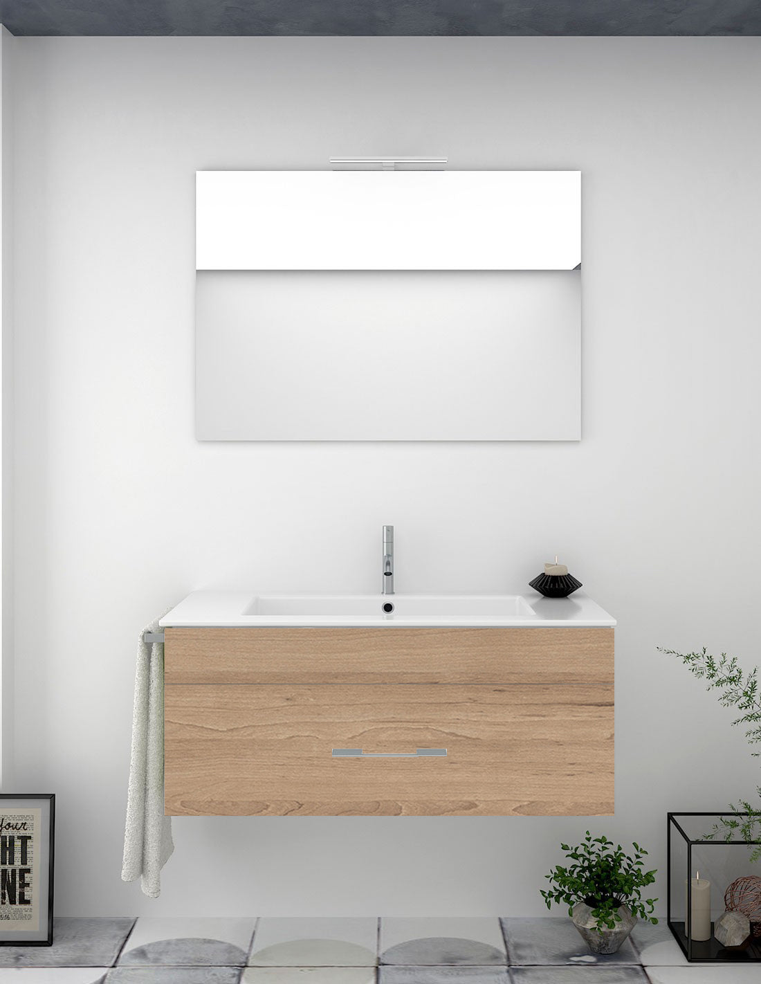 Meuble de salle de bain FLORENCIA avec lavabo