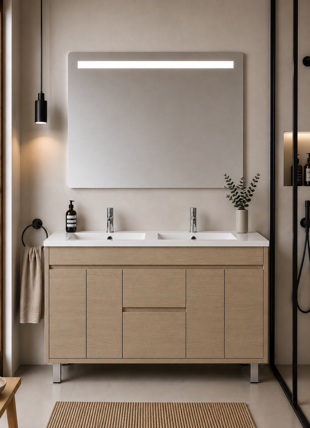 Meuble de salle de bain ISQUIA avec lavabo