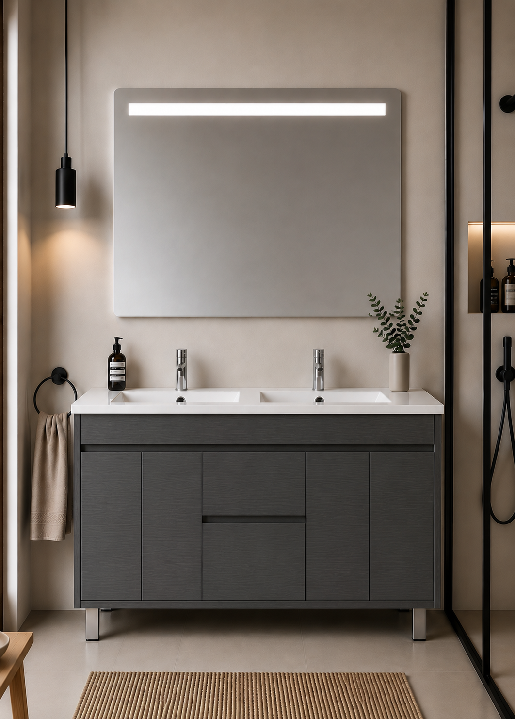 Meuble de salle de bain ISQUIA avec lavabo