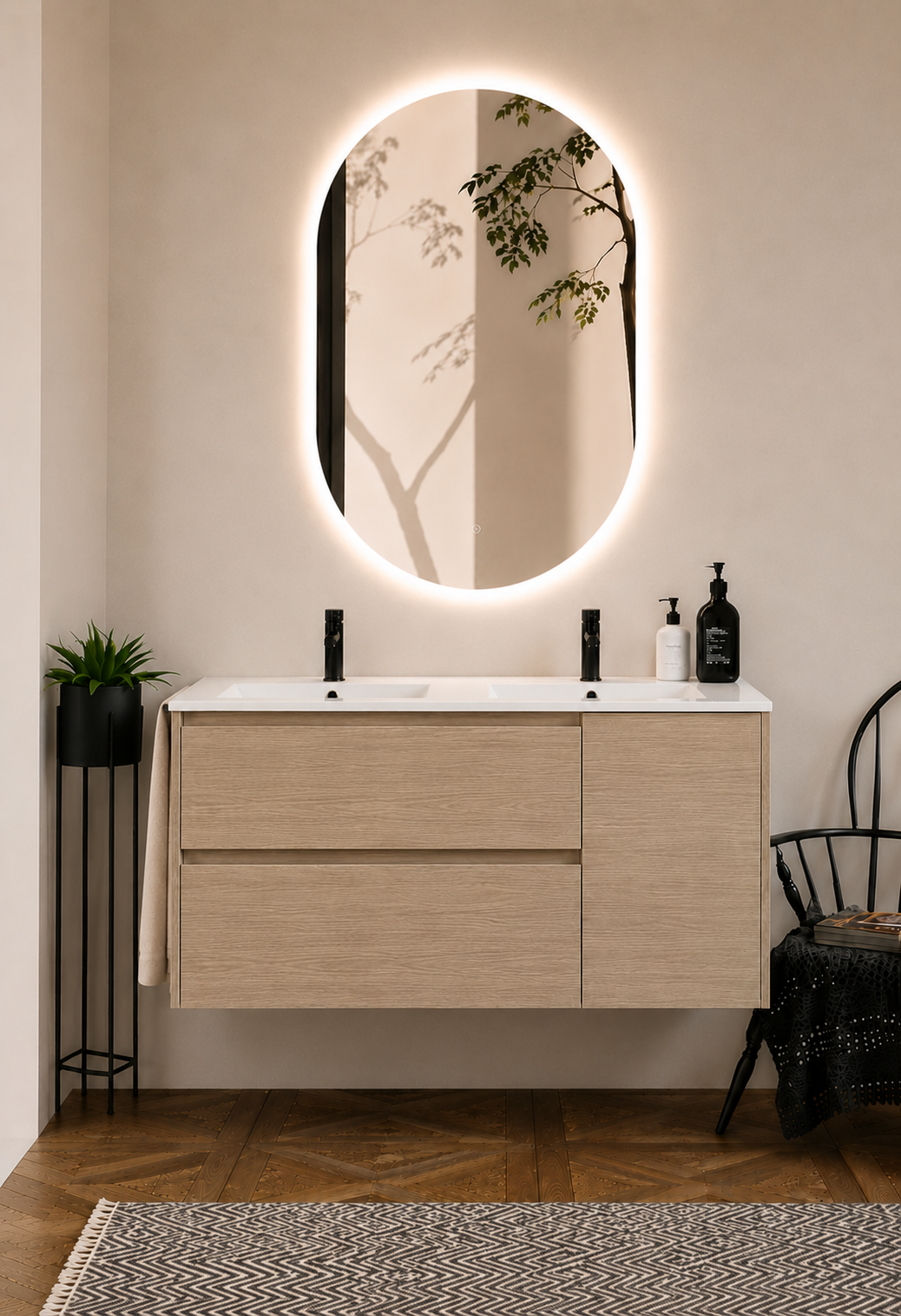 Meuble de salle de bain ITACA avec lavabo