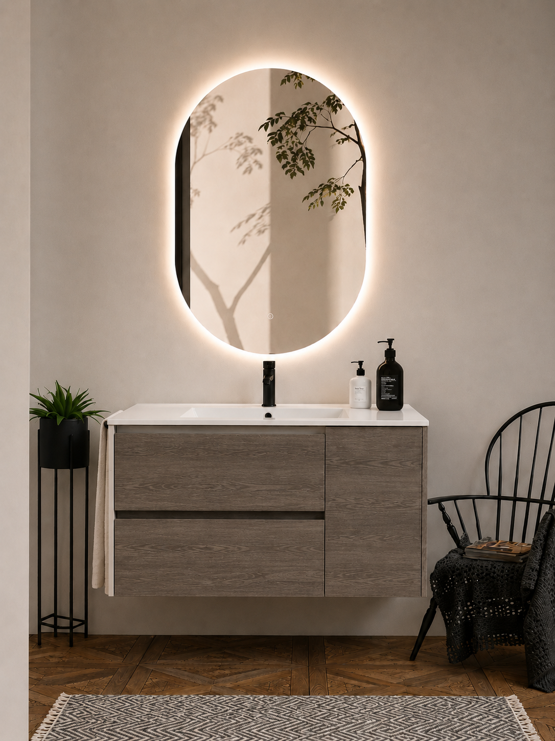 Meuble de salle de bain ITACA avec lavabo