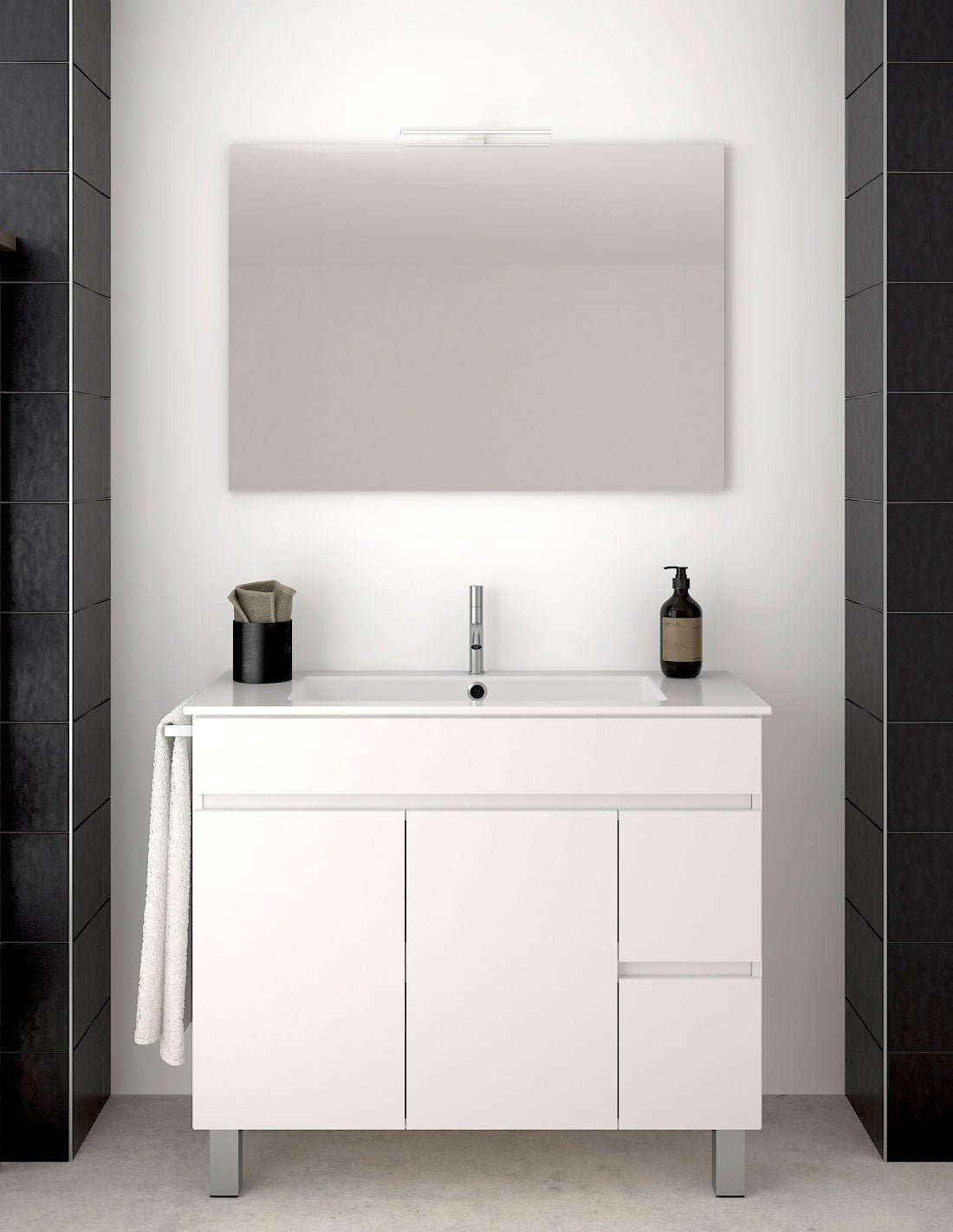 Meuble de salle de bain ISQUIA avec lavabo
