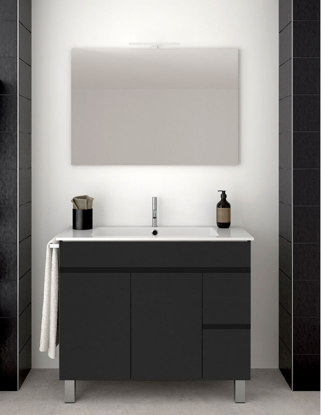 Meuble de salle de bain ISQUIA avec lavabo