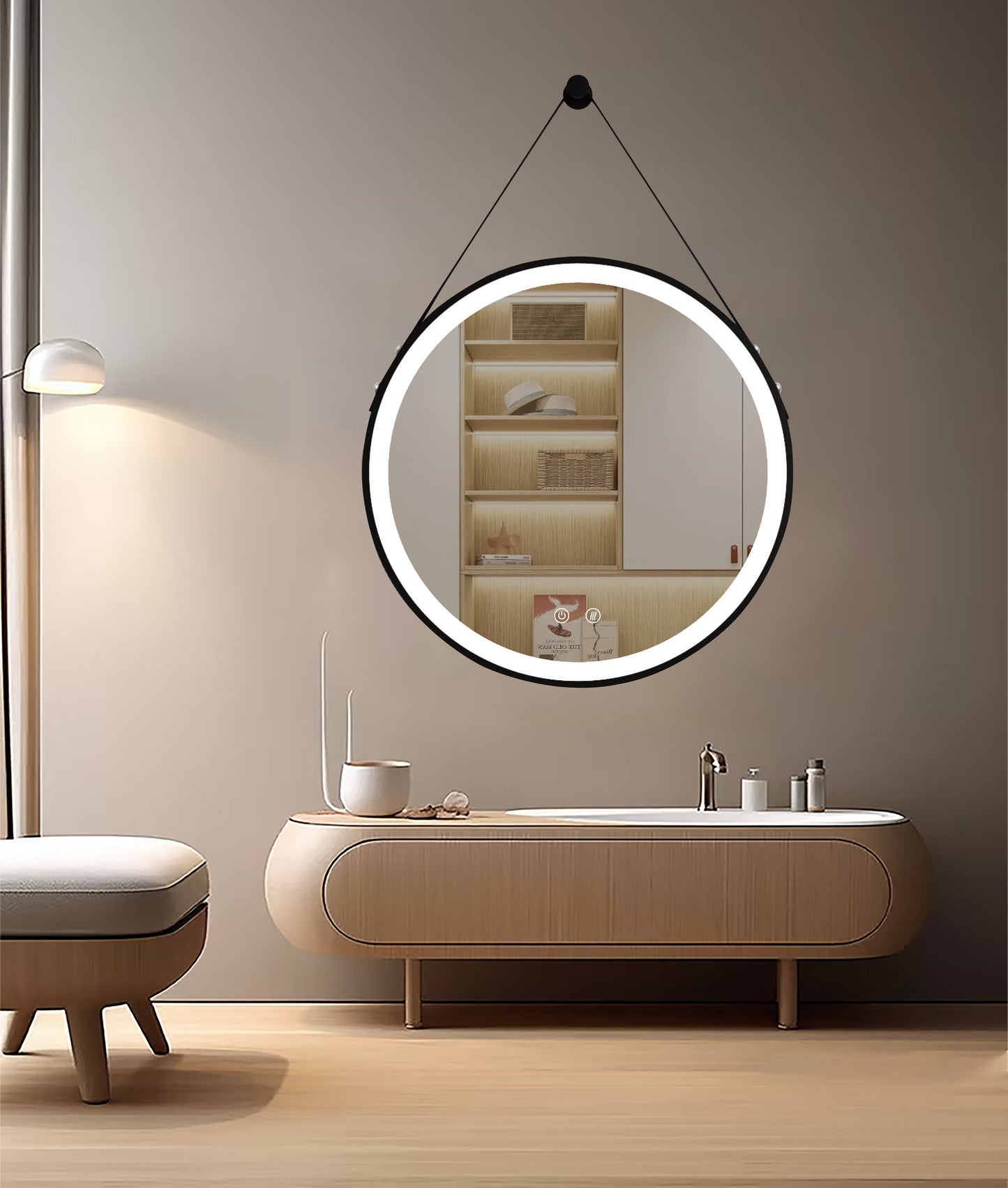 Miroir LED Olympus Gold