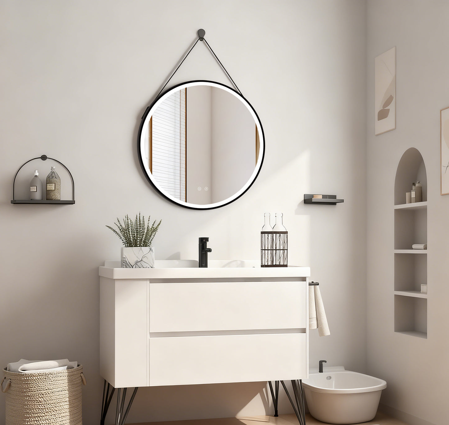 Miroir LED Olympus Gold