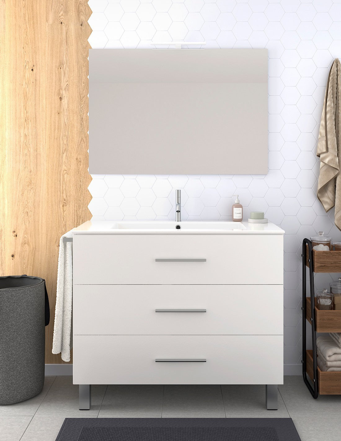 Meuble de salle de bain RIBERA avec lavabo
