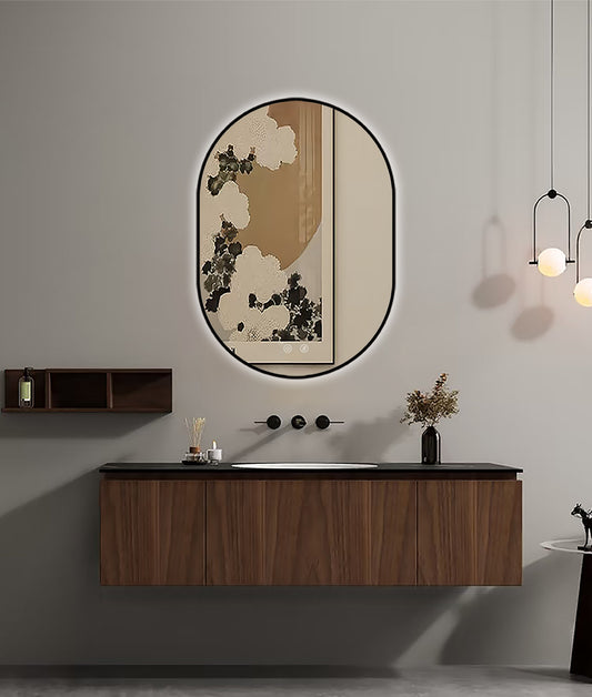 Miroir LED Selene Noir
