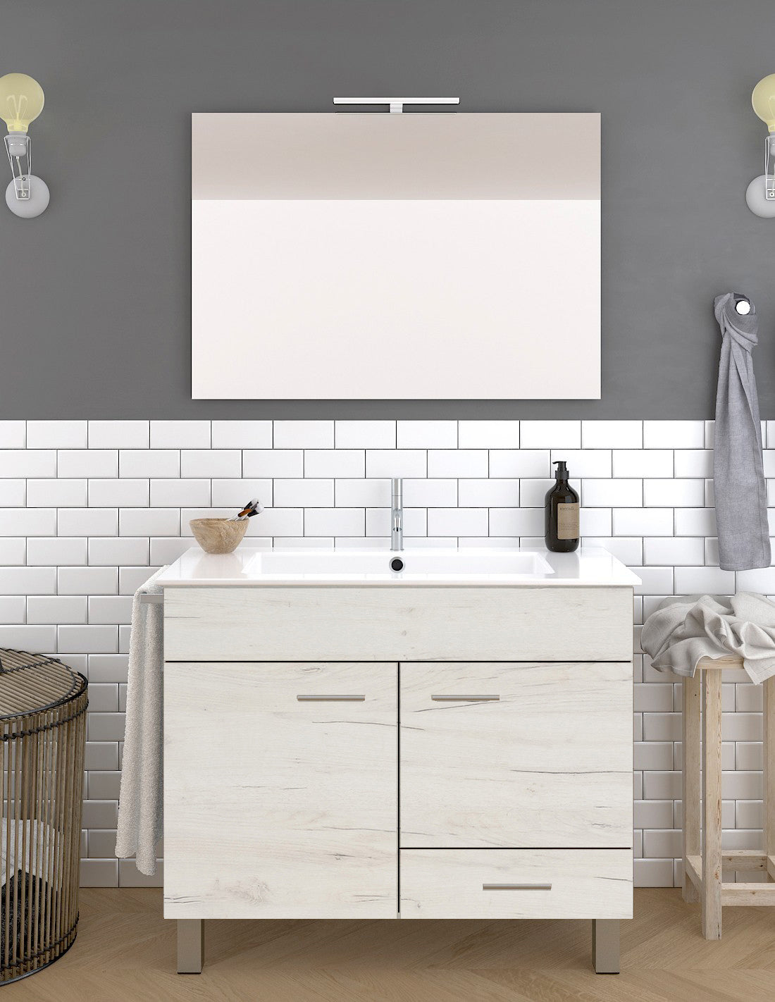 Meuble de salle de bain SAMOS avec lavabo