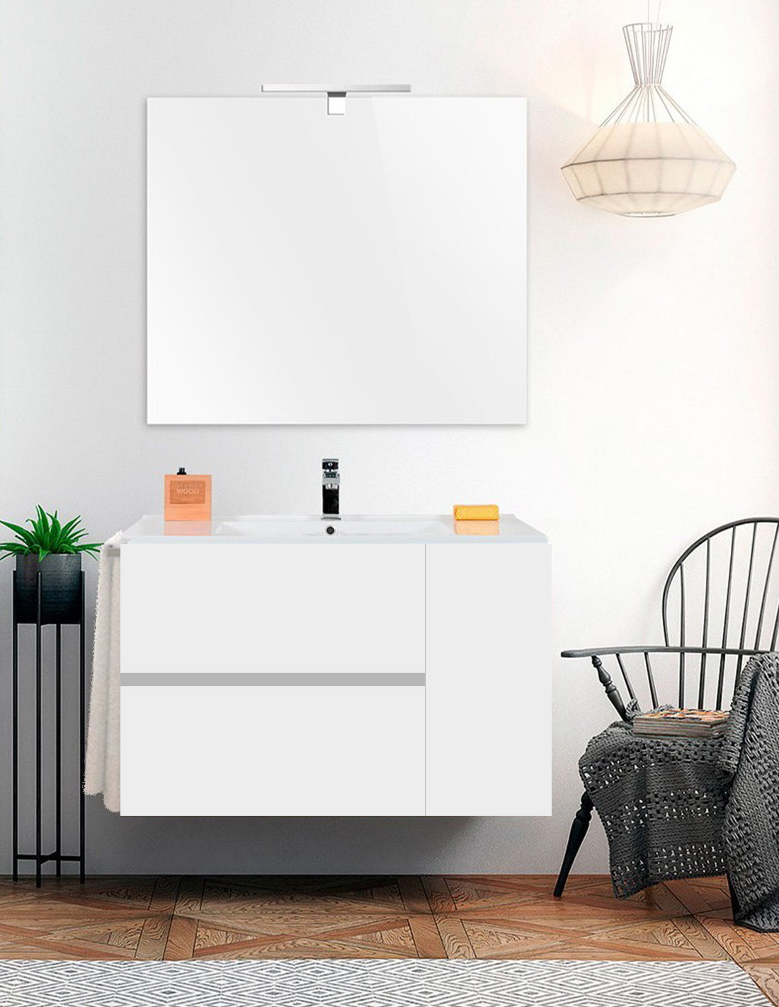 Meuble de salle de bain ITACA avec lavabo